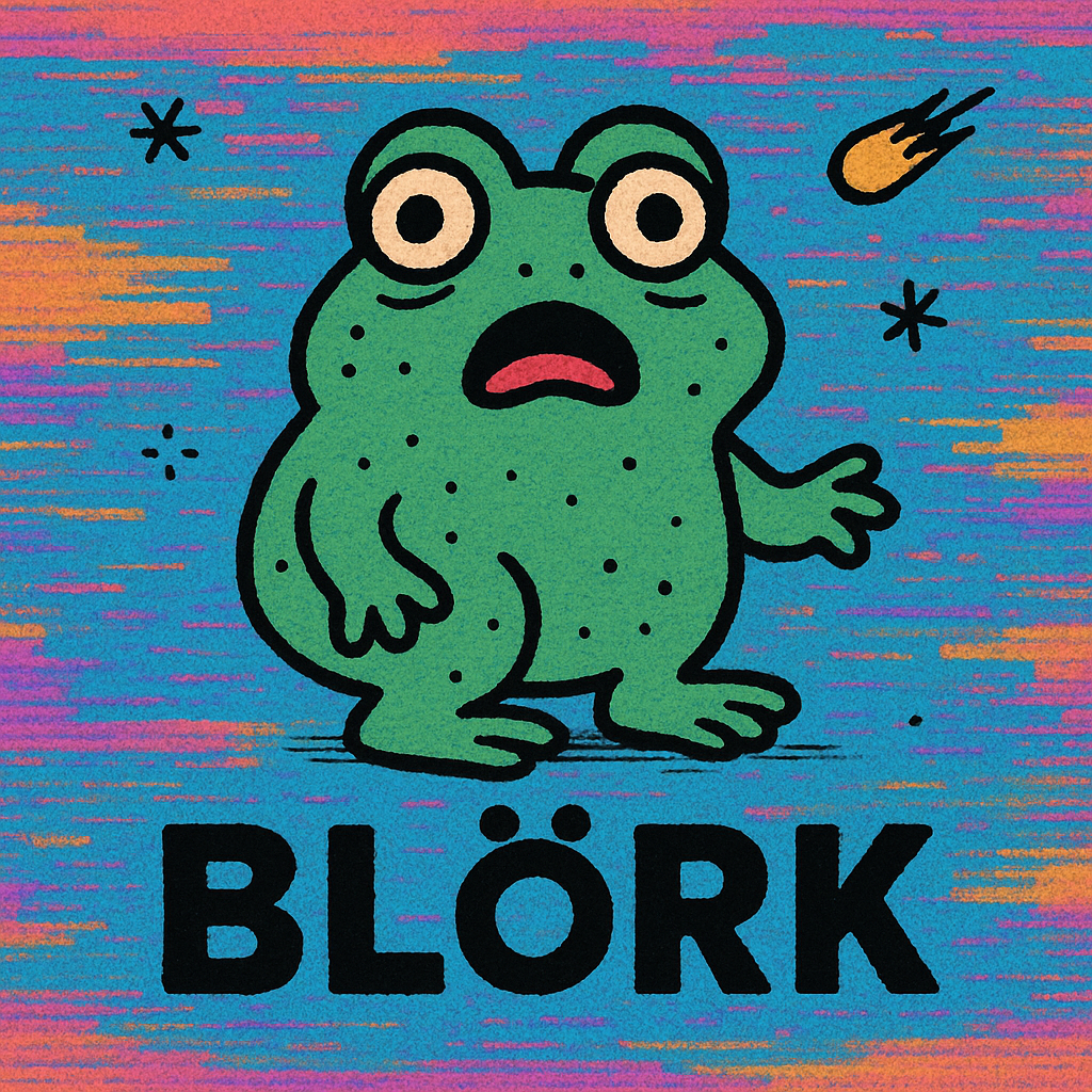 Blörk meme